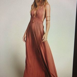 Free people maxi sunset dress